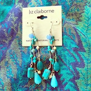 Tourquise earrings - Liz Claiborne